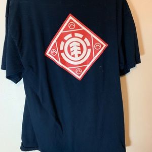 Element Shirts - Element Red and Blue T-shirt Element Shirts - Element Red and Blue T-shirt